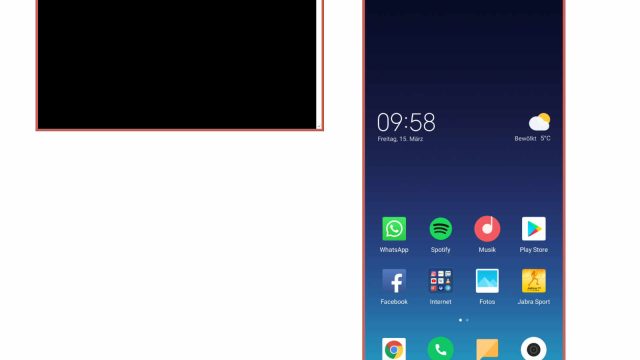 Cửa sổ scrcpy phản chiếu màn hình Android trên máy tính