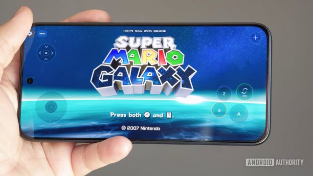 Super Mario Galaxy unofficial port on Android