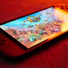 Switch 2 đang hiển thị màn hình Mario Kart World