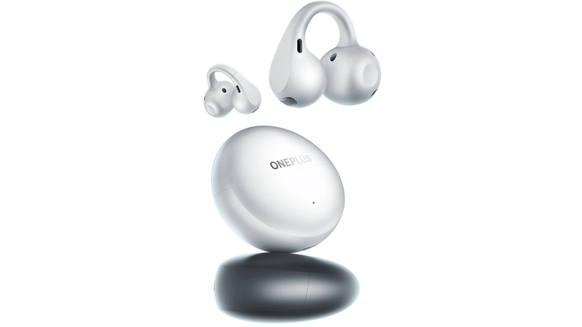 Tai nghe OnePlus Buds Clip dạng kẹp cùng hộp sạc