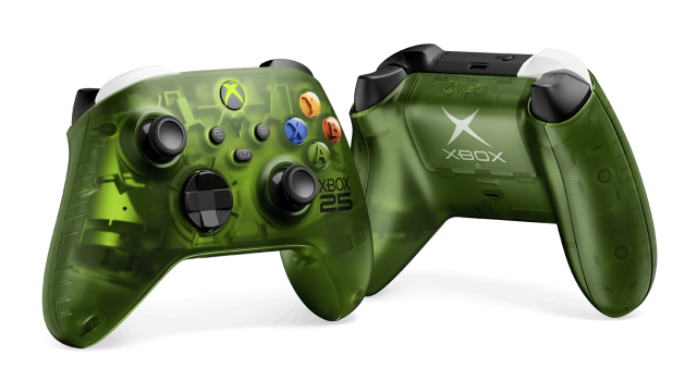 Tay cầm Xbox X25 Special Edition màu xanh OG Green trong suốt