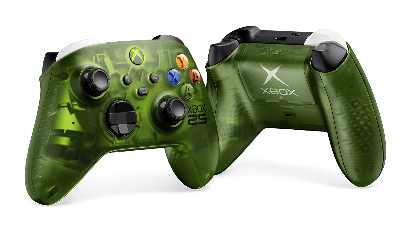 Tay cầm Xbox X25 Special Edition màu xanh OG Green trong suốt