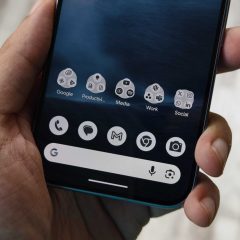 Thanh tìm kiếm Pixel Search trong App Drawer trên điện thoại Google Pixel.