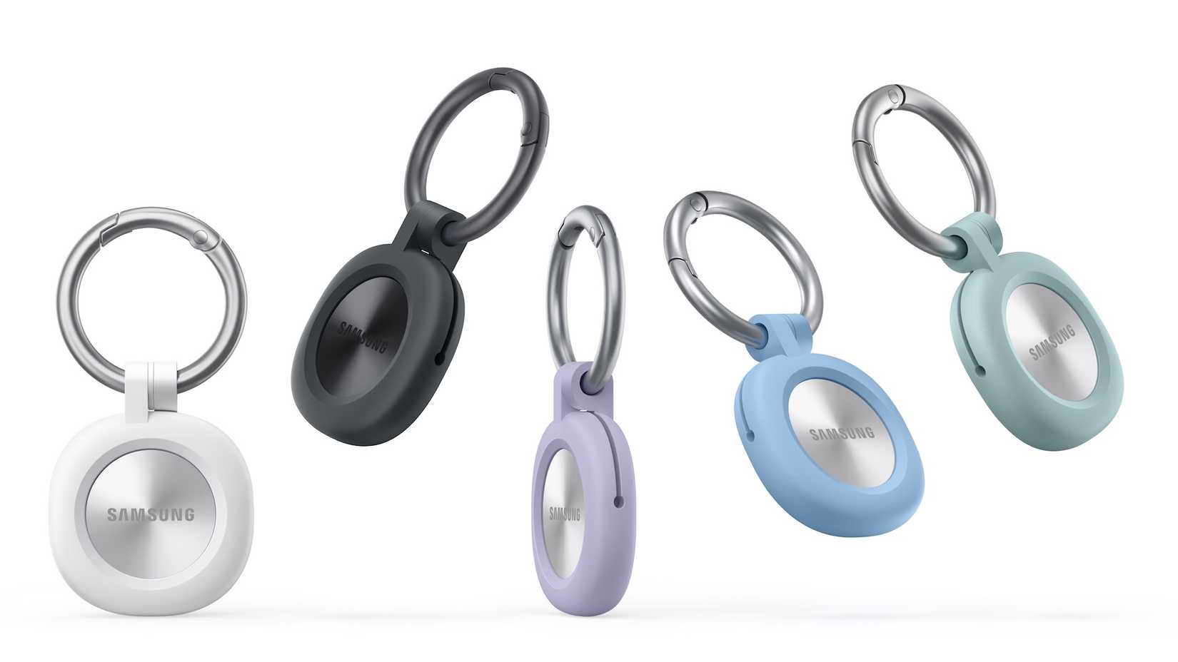 Các thẻ định vị Samsung SmartTag 3 nhiều màu gắn vòng móc
