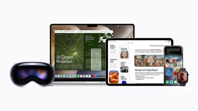 Các thiết bị Apple với giao diện Siri