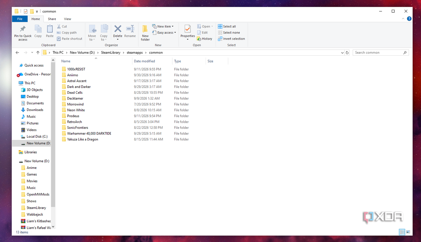 Thư viện Steam trên SSD ngoài