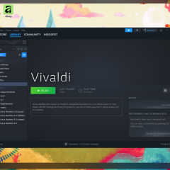 Thư viện Steam với các ứng dụng Windows và Proton