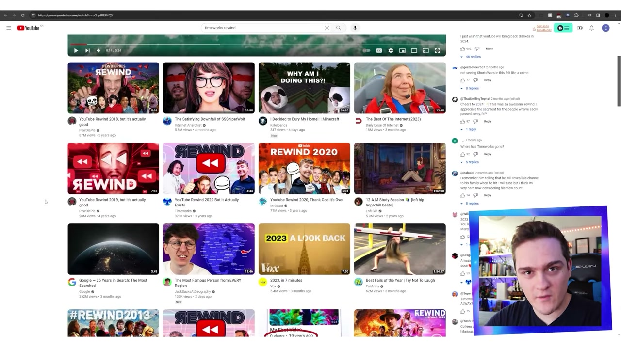 Thumbnail đề xuất lớn trong thử nghiệm YouTube năm 2024