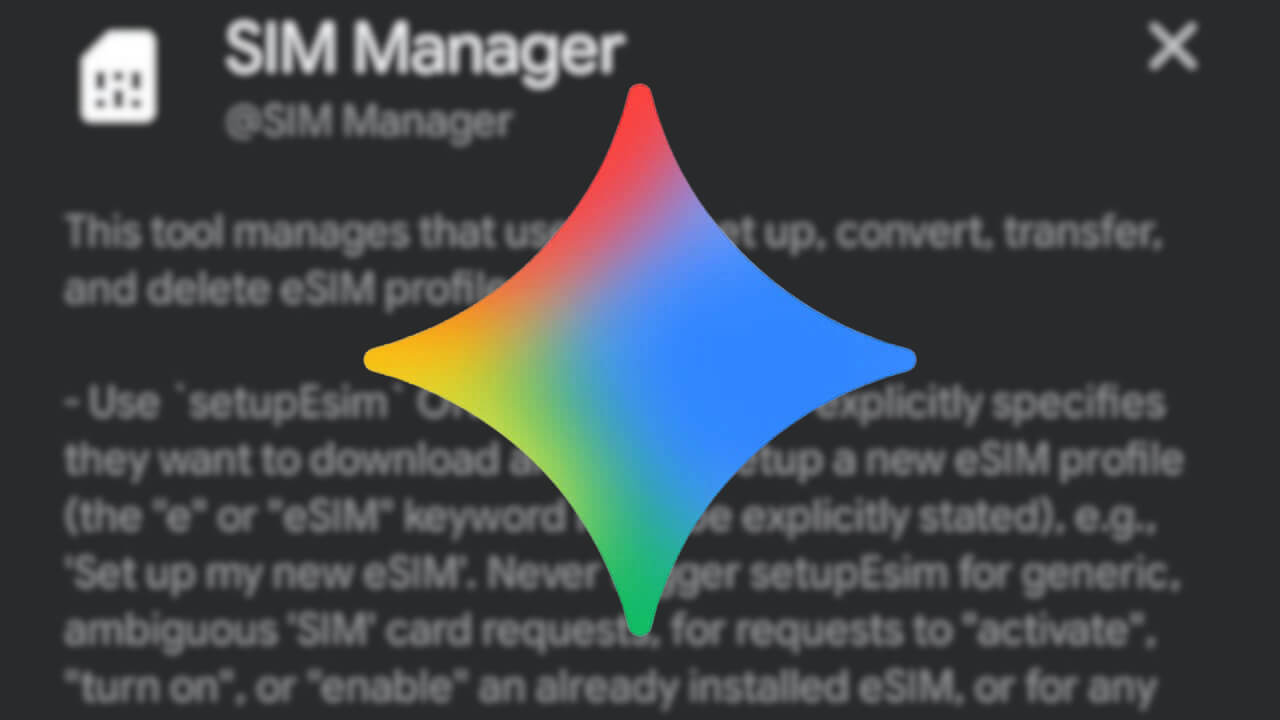 Tích hợp SIM Manager trong Gemini