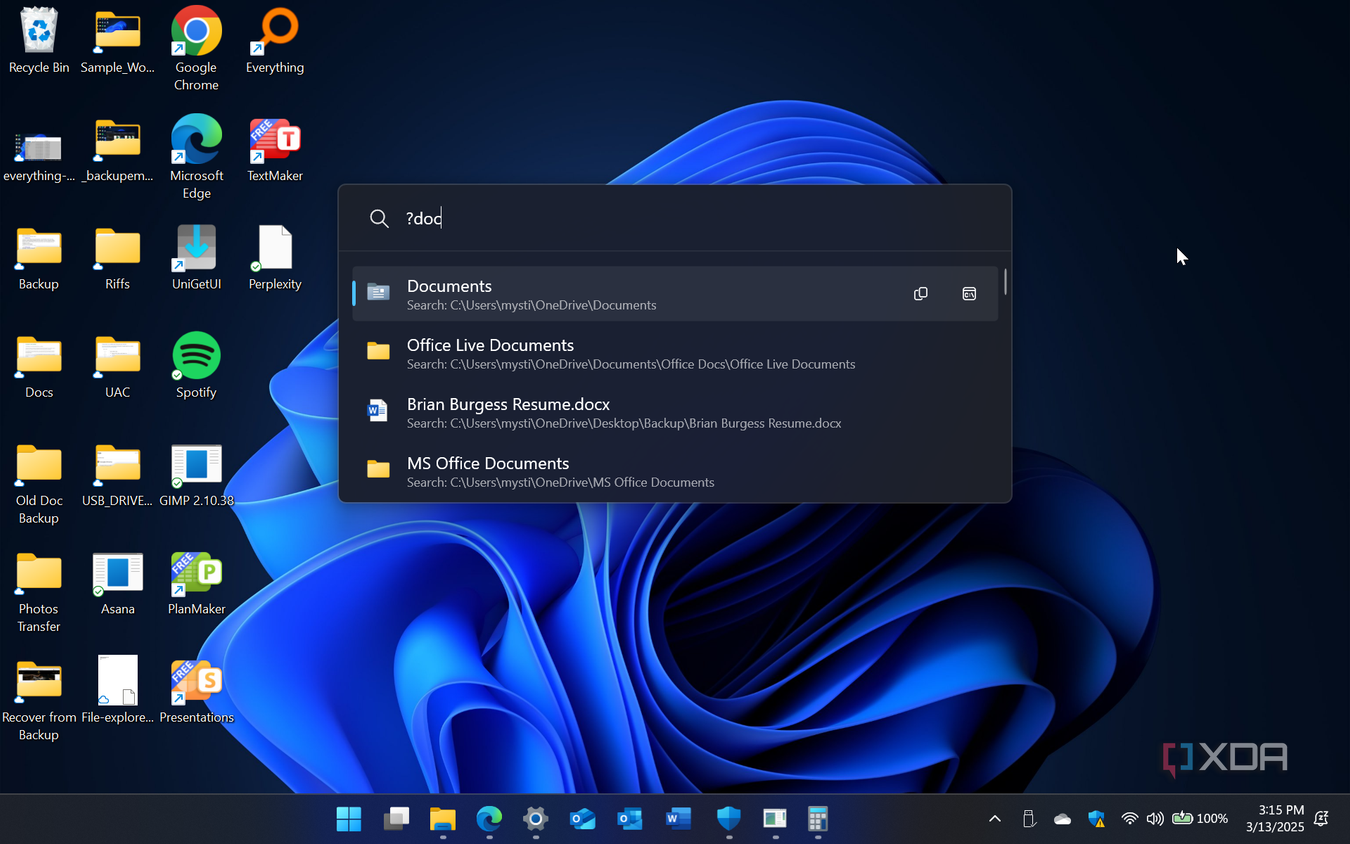 Tìm kiếm bằng PowerToys Run