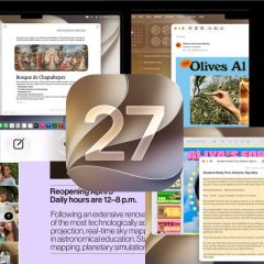 Hình tổng hợp giao diện và tính năng macOS 27