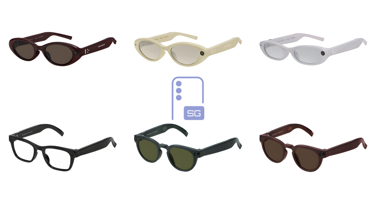 Tổng hợp các kiểu dáng gọng kính thông minh Samsung rò rỉ từ Gentle Monster và Warby Parker