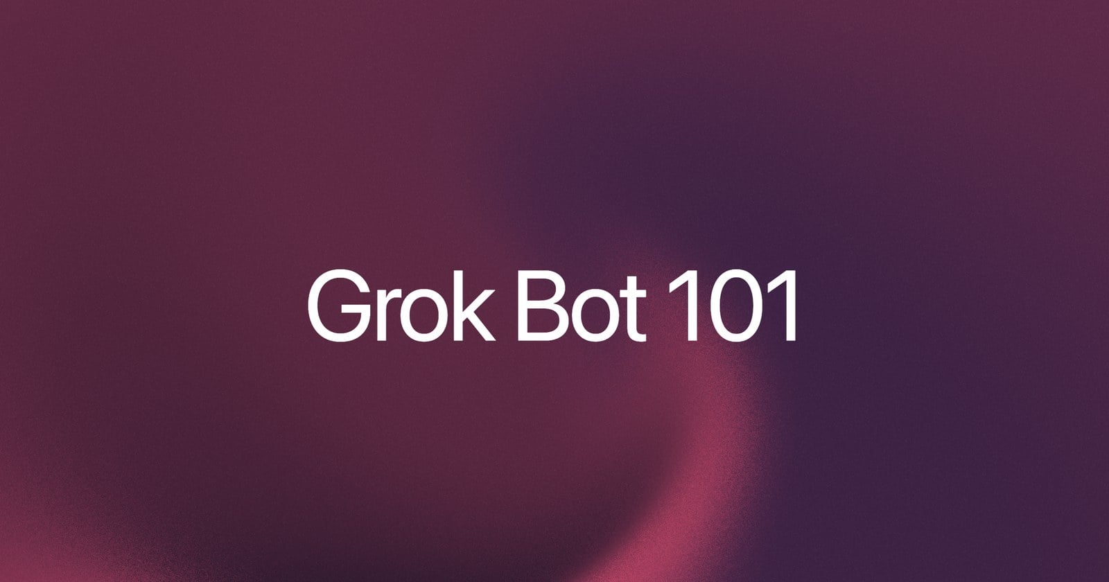Trang giới thiệu Grok Bot của SpaceXAI.