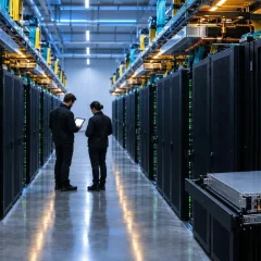 Tủ máy chủ AI trong bài viết của Tech Insider
