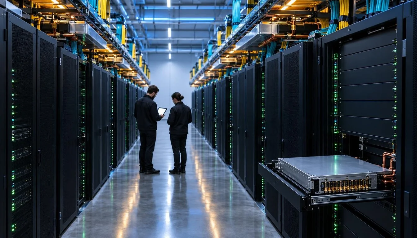 Tủ máy chủ AI trong bài viết của Tech Insider