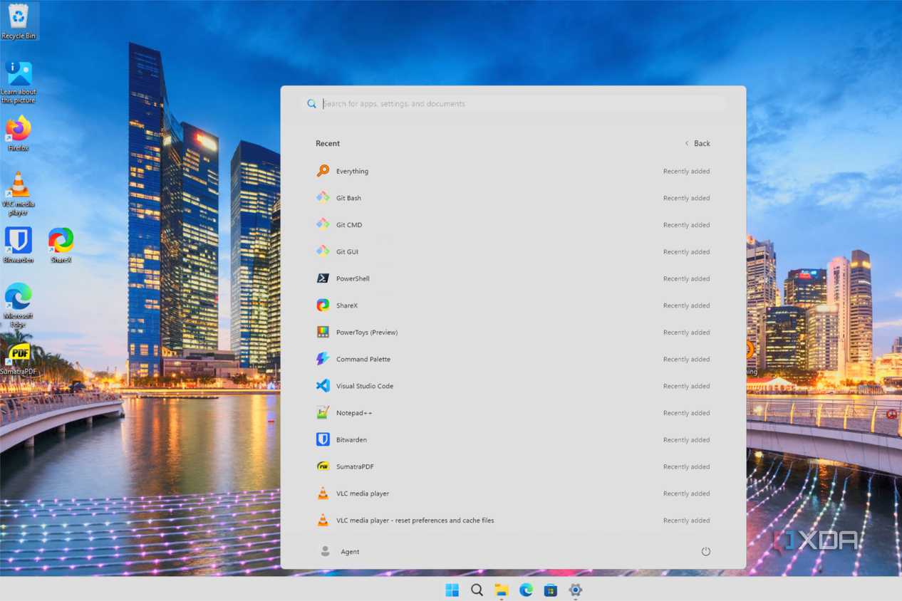 Ứng dụng mới cài trong menu Start Windows