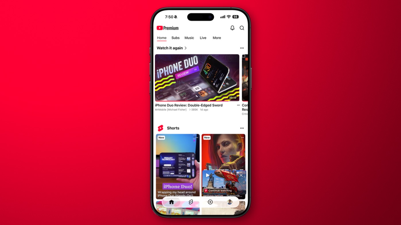 Ứng dụng YouTube trên di động