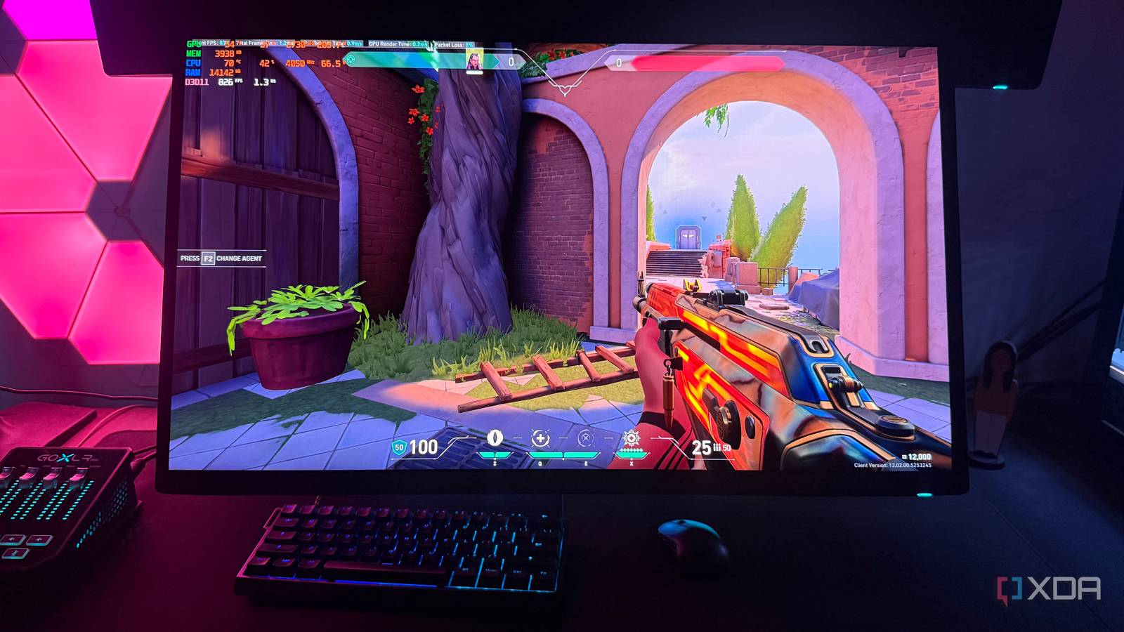Valorant đang chạy trên màn hình gaming