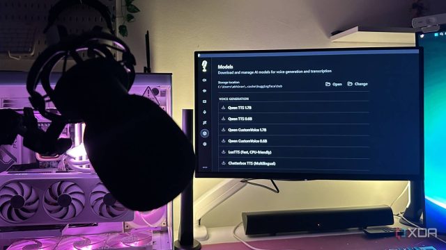Voicebox running on a Windows 11 PC.